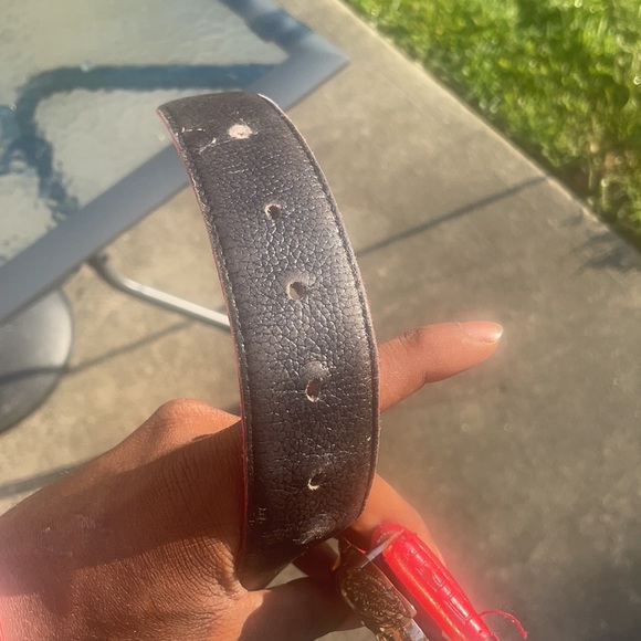 RED VERSACE BELT - Picture 7 of 8